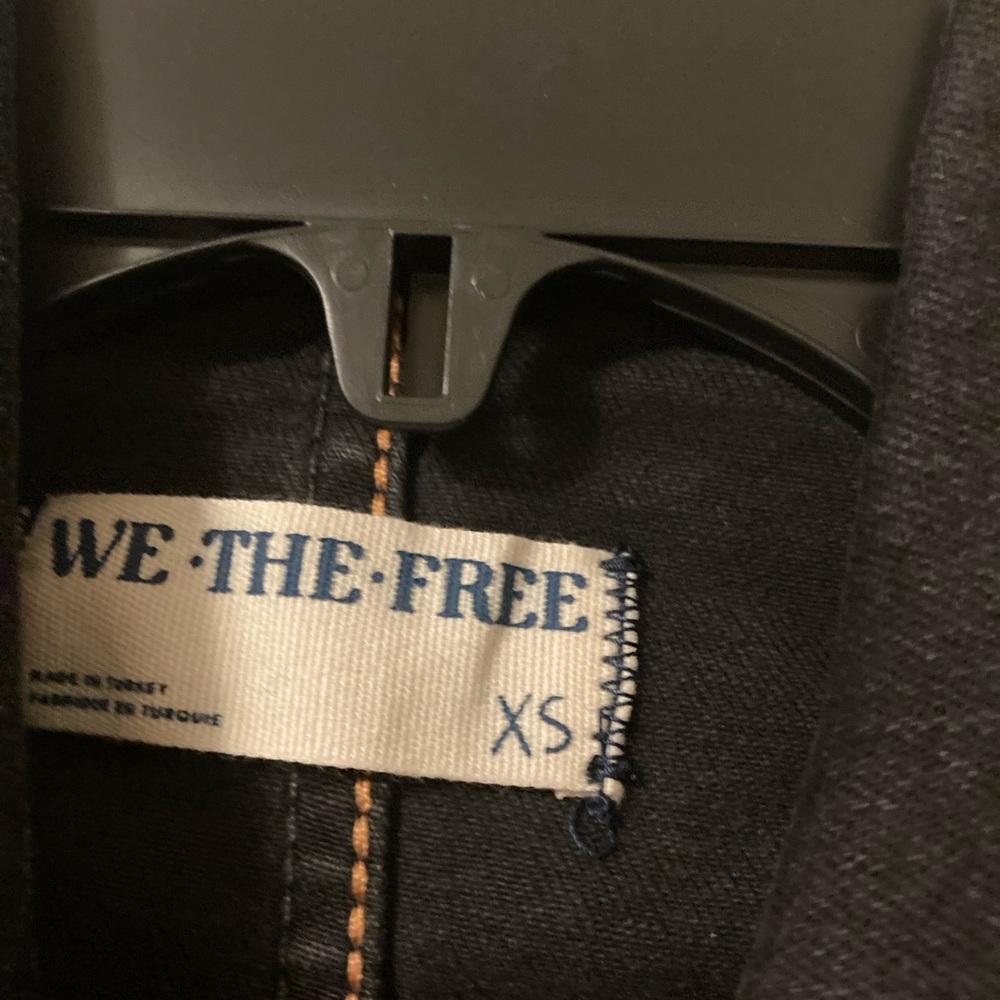 Free People/ We The Free Black Mamba Jean Jumpsuit Size XS - Picture 4 of 8
